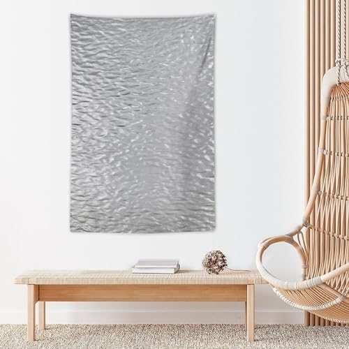 Tapisserie en polyester à effet de texture ondulée pour grand mur de salon - 5