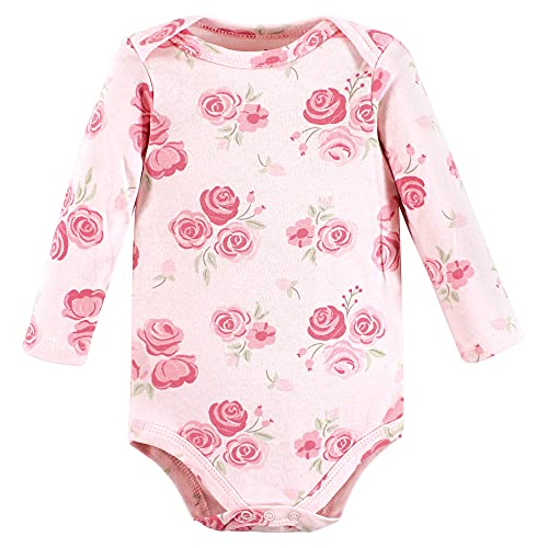 Image of Hudson Baby baby-boys Cotton Long-sleeve Bodysuits 5-pack
