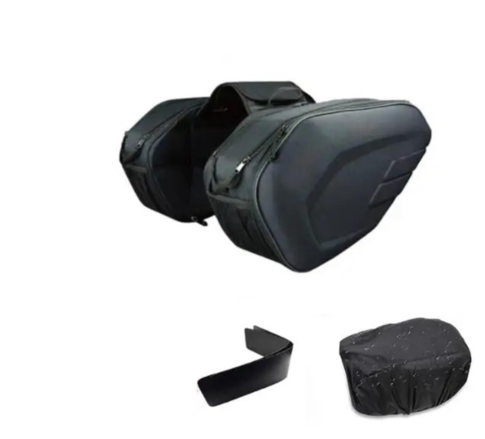 Motorrad Werkzeugtasche Motorradsattel Doppelseitig Multifunktional Reise und Reiten Seitliche Kapuze Helmtasche