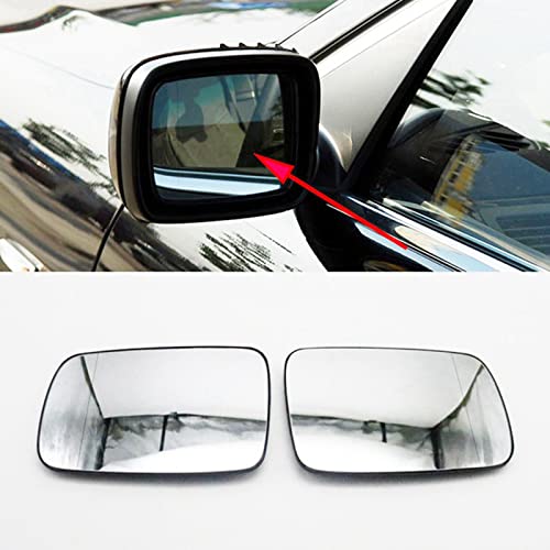 Espejo retrovisor calefactable con cristal blanco para BMW Serie 7 E65 E66 E67 4