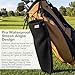 SPOROKET Pro Golf Club and Ball Cleaning Bag with Attached Towel, Featuring Waterproof Clean Face Technology Liner, Includes 2 Pack Golf Tee Holder and 1 Golf Club Groove Sharpener Tool