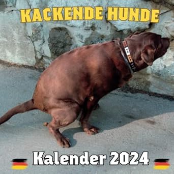 Amazon.com: Kackende Hunde Kalender 2024: Das lustige Geschenk für