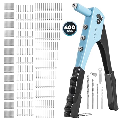 Cecotec Riveteuse Manuelle FixerForce, Inclut 4 Buses...