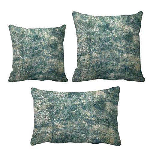 Coussin texture cuir bleu foncé pour décoration d'intérieur chic