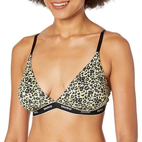 HUGO Soutien-Gorge Triangle À Motifs Femme en Maille Douce