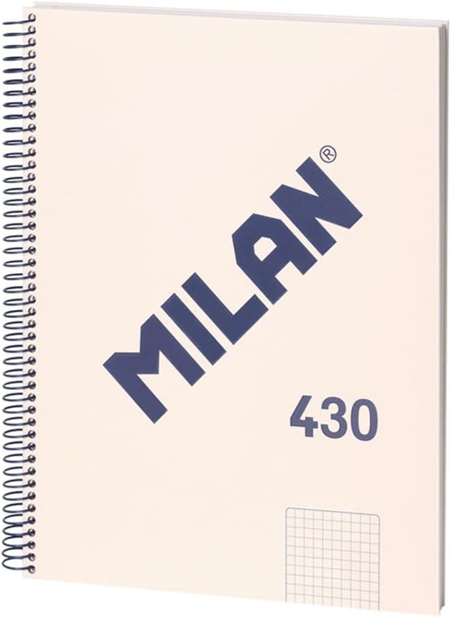 MILAN Notizbuch A4 Liniert - 48 Blatt Marineblau Mit 95g/m² Papierqualität