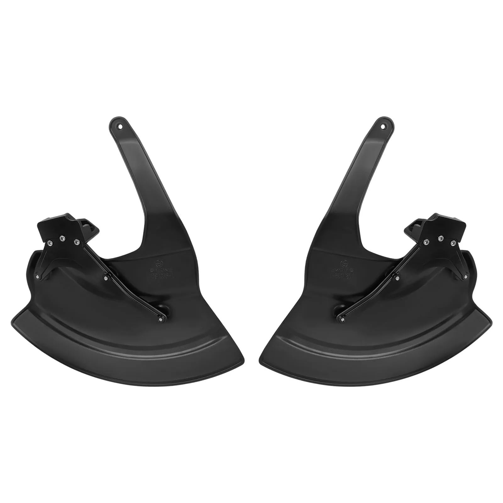 Compatible con Protector conducto Pinza de Freno Delantero | Dirige el aire fresco y evita obstrucciones por residuos(Glossy black)