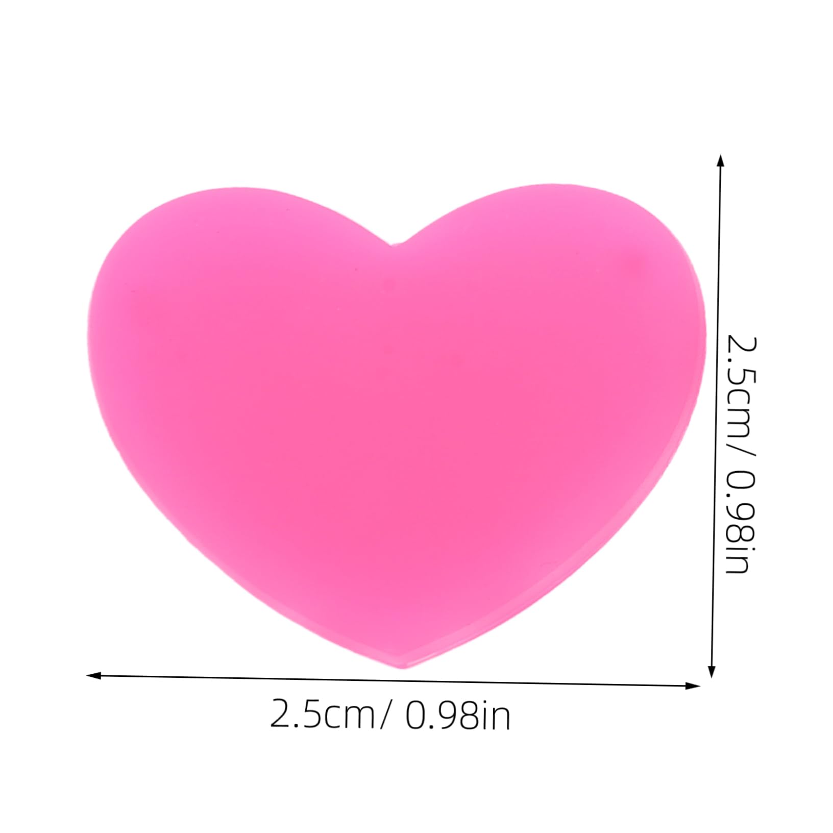 GOOHOCHY 6 PCS Heart Shape Silicone Tennis Racket Vibration Dampeners Absorbers for Enhanced Control and Comfort Every Shot Compatible with All Tennis Rackets Red Rosy