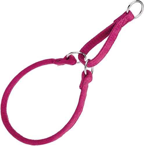 Comfort - Collar martingala redondo de microfibra para perros (ancho 38 pulgadas de largo, 20 pulgadas), rosa Comfort - Collar martingala redondo de microfibra para perros (ancho 38 pulgadas de largo, 20 pulgadas), rosa