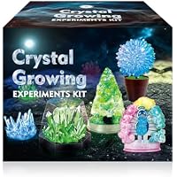 UNGLINGA Kit de Cultivo de Cristales, Cultiva 5 Cristales, Kit