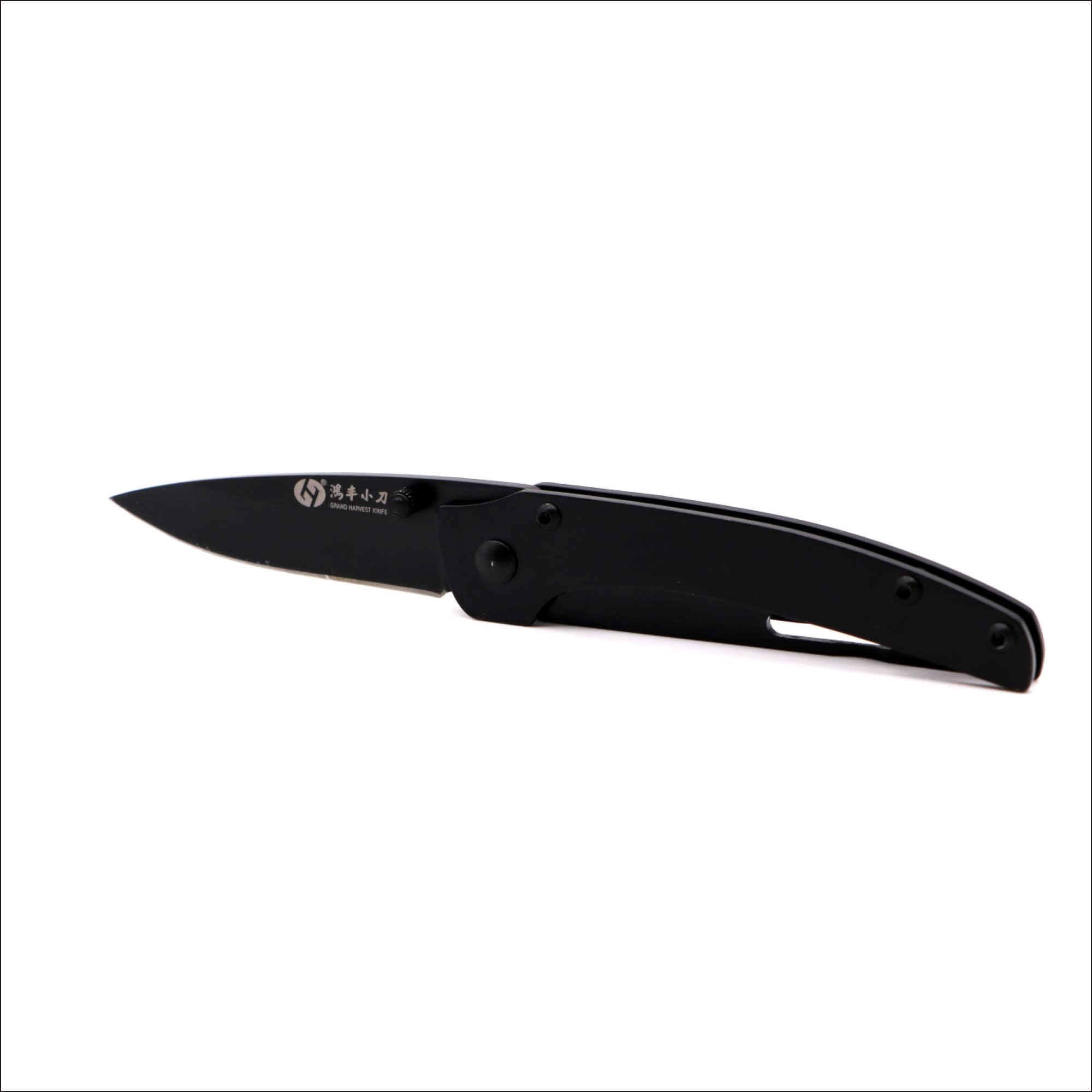 Folding Pocket Knife 1033 Stainless Steel with Belt Clip for Outdoor Hiking Camping