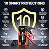 S ZEVZO ET05 Jump Starter 3000A Portable Car Jump Starter Battery Pack (7.2L Gas/ 5.5L Diesel), 51.8Wh 12V Jump Box with USB Ports, LCD Display and 3 Modes Flashlight #2