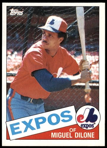 1985 Topps #178 Miguel Dilone Montreal Expos (Baseball Card) NM Expos