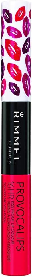 Provocalips 16hr Kissproof Lipstick, Kiss Me You Fool, 0.14 Fluid Ounce by Rimmel