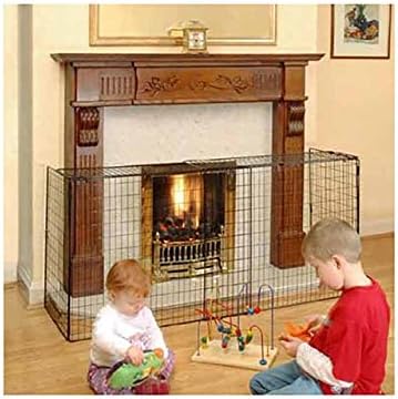Fireside Extending Nursery Child Safety Fireguard - Black