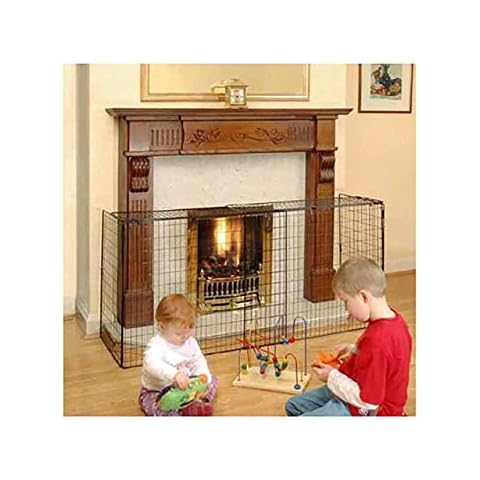Fireside Extending Nursery Child Safety Fireguard - Black Cover