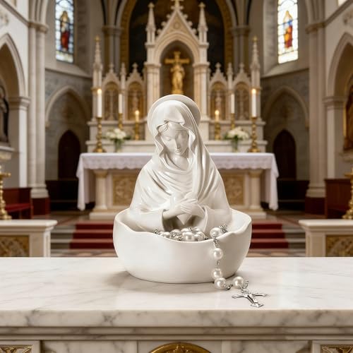 Estatua Virgen María Nuestra Señora de Gracia 5 pulgadas miniatura 4