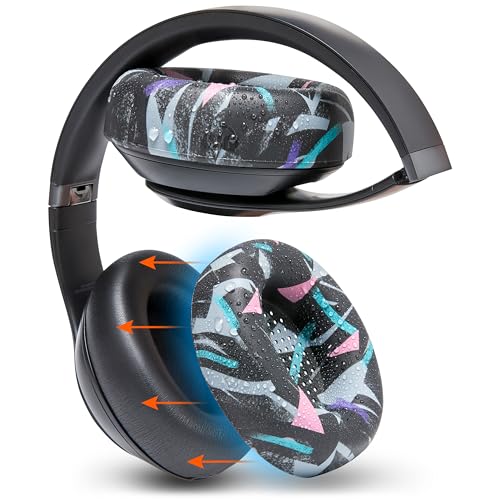 Housses en silicone Wicked Cushions pour Beats Studio Pro, protection sur mesure noire années 90