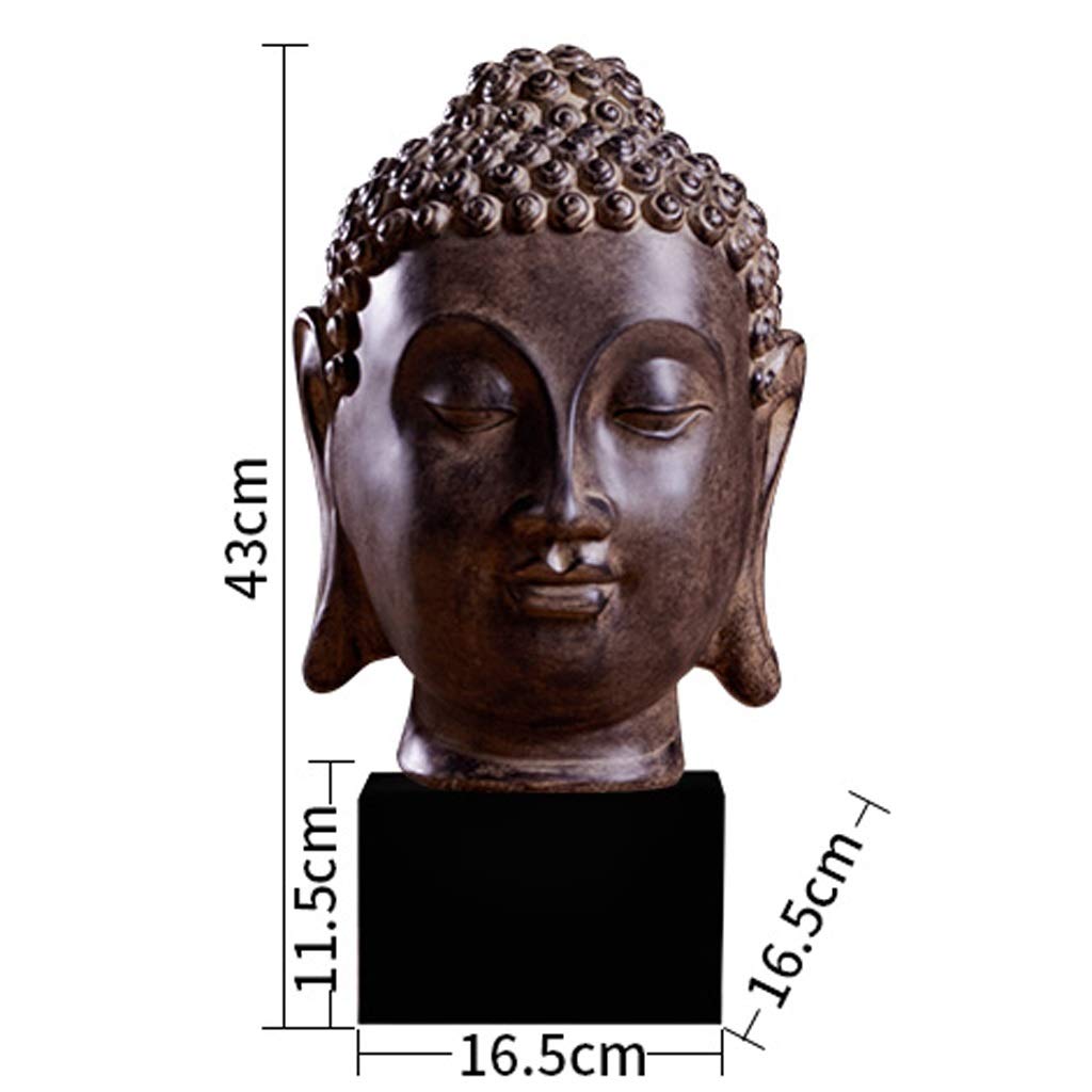 樹脂仏像 Amazon｜仏像 仏像樹脂の樹脂のプラスチック彫刻仏の頭禅仏の装飾の