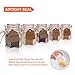Small Glass Jars,Encheng Glass Jars With Airtight Lids 4 oz,Hexagon Jars With Leak Proof Rubber Gasket,Small Mason Jars With Hinged Lids For Kitchen,Mini Spice Jars With Twine And Tags Labeling 30Pack