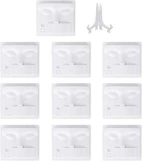 ZJchao Bandeja de práctica de pestañas, 10 un...