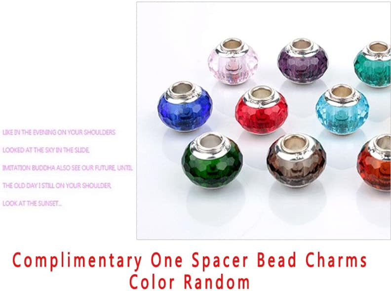 LNQOBU 925 Sterling Silver Charms for Bracelets Necklaces,5A Cubic Zirconias Evil Eye Dangle Beads Charms Jewelry Gift for Women (With one Spacer Beads Charms) - Image 5