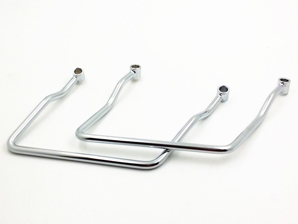 BHYShop Sac de selle de moto avec barre de support Cruiser Chopper Custom