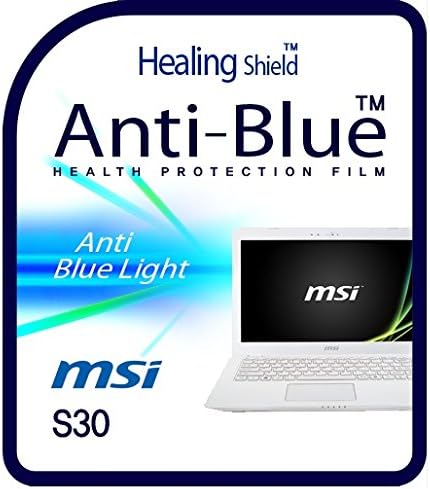 Healingshield Screen Protector Eye Protection Anti UV Blue Ray Film Compatible for Msi Laptop S30