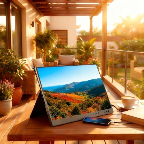 Image of TekGroAml 16 inch 2.5K Portable Gaming Monitor 144Hz, 100% sRGB 400 Nits | 2560x1600 QHD ,Fast 9ms Response Time, USB-C Mini HDMI External Screen ,Windows Mac Compatible
