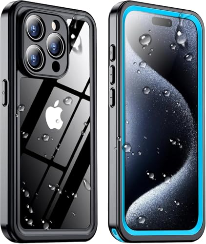 Coque étanche pour iPhone 15 Pro fini l'écran cassé sous l'eau