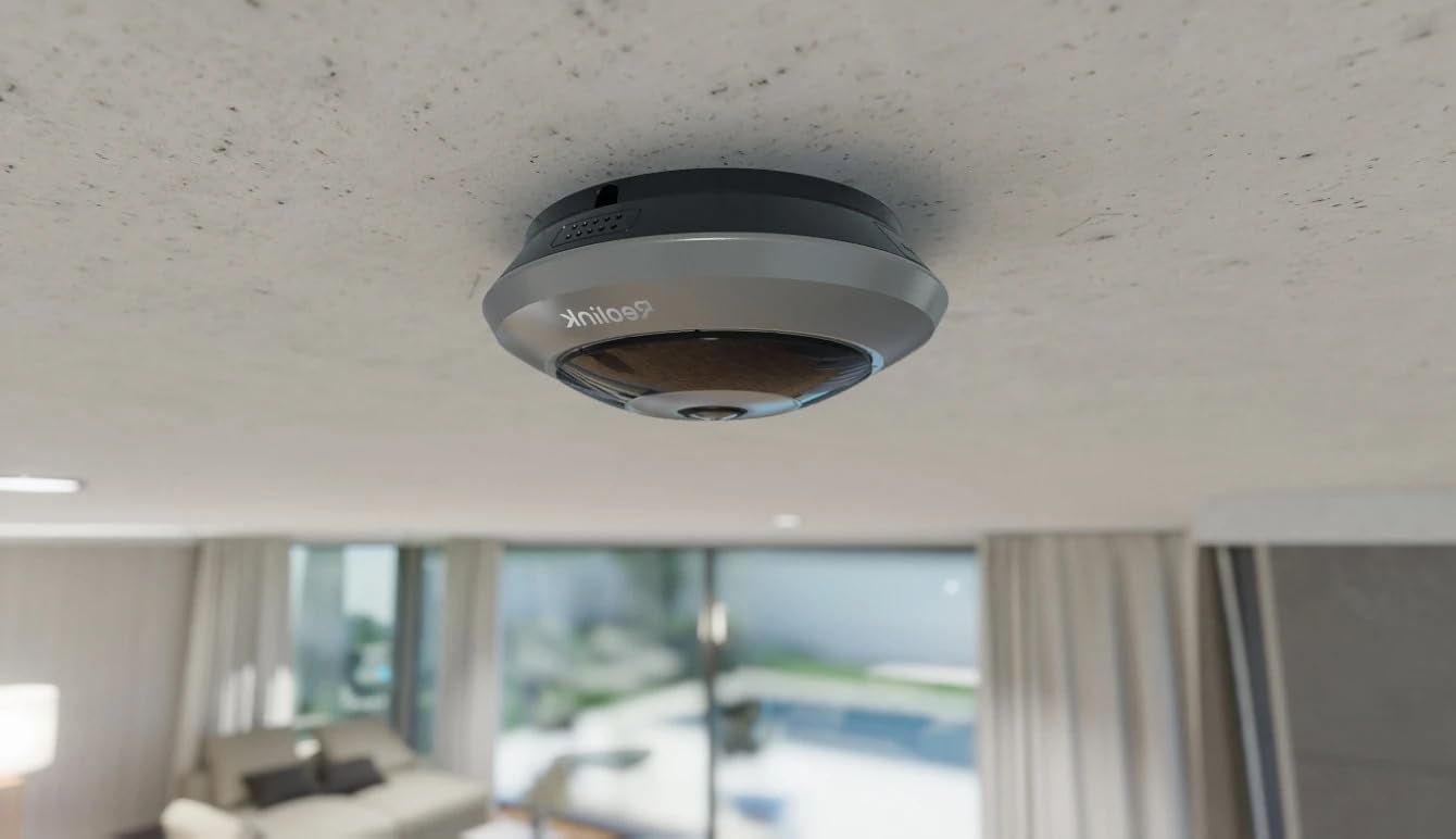 Reolink Fisheye Series P520 Dome IP-Sicherheitskamera Innen & Au?en 2560 x 2560 Pixel Decke/Wand (REO-FISHEYE-P520)