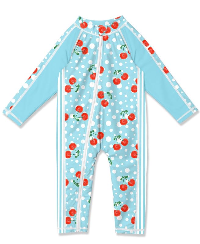 BesserBay Baby Rashguard UPF 50+ - Bañador de manga larga con cremallera (0-36 meses)