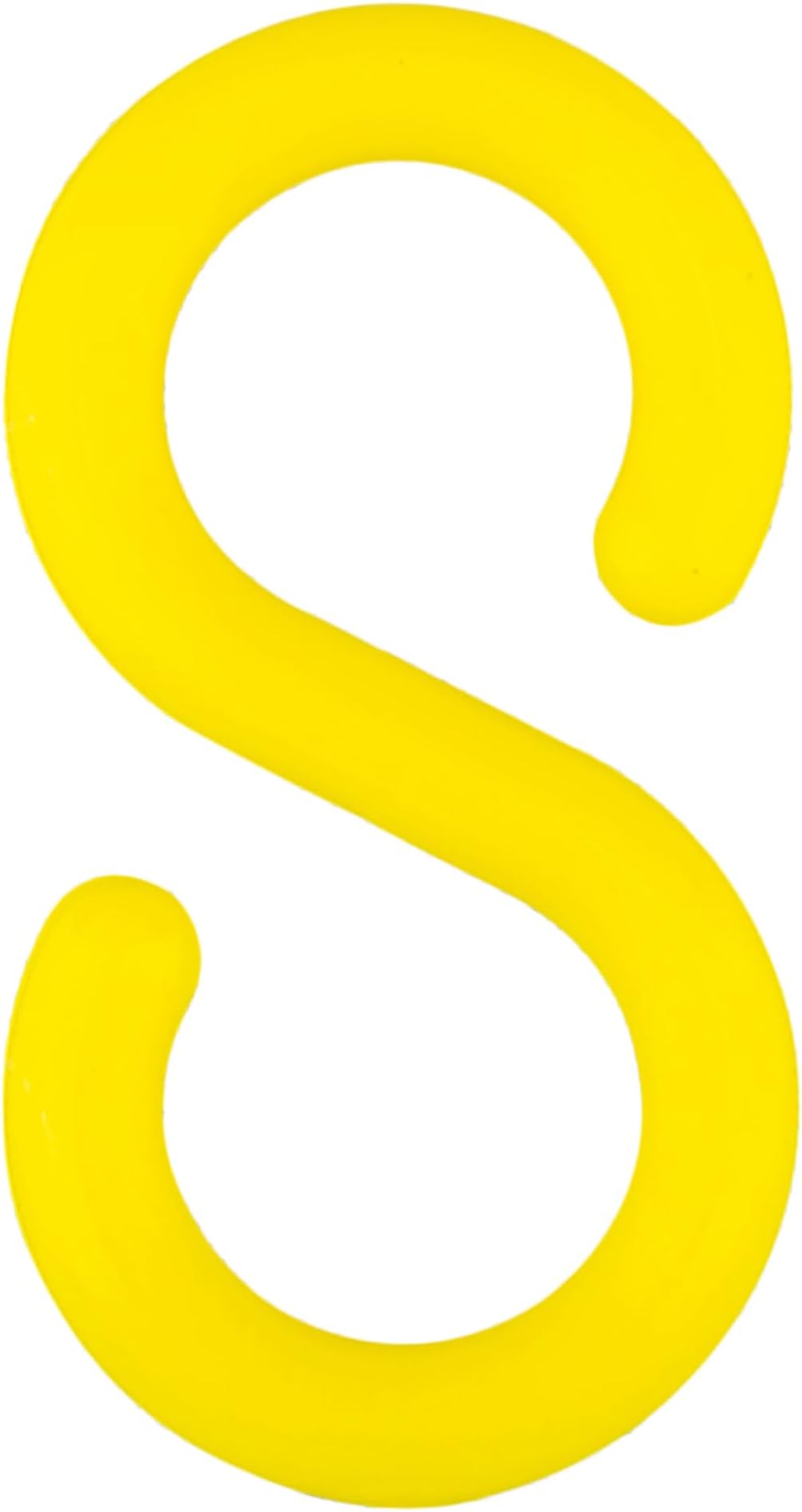 Mr. Chain S-Hook, 2-Inch, Yellow, Pack of 25 (50302-25)
