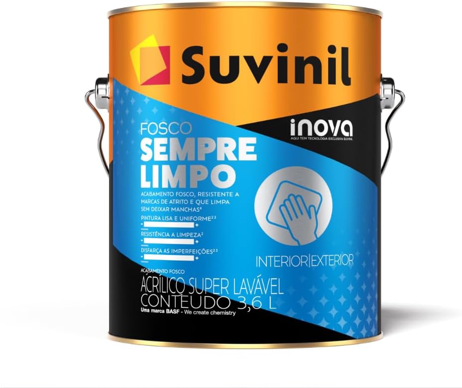 Acrílico Fosco Branco Neve com Fácil Limpeza Inova Sempre