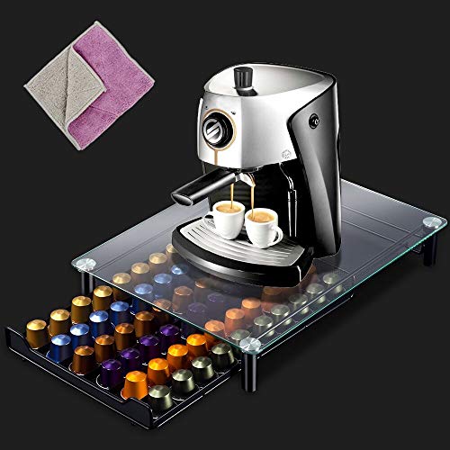 Masthome Kaffee Kapselhalter zur Aufbewahrung für Kaffeekäpseln,Kaffee Schublade Nespresso Kapsel für Hause und Büro