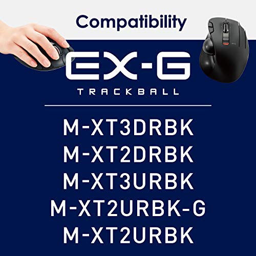 Image of ELECOM Official Hard EVA Travel Protection Storage Case Replacement for M-XT2&3 Series, Wired /Wireless Thumb Control Trackball Mouse, Ergonomic Design, Optical Gaming Sensor - Case Only (BMA-XT2BK)