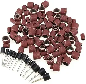 Kit de Micro Retífica 132 Peças | Para Lixamento e Acabamento em Madeira, Metal e Plástico | Compatível com Furadeiras Elétricas | Mandril com Adaptadores 1/4, 3/8 e 1/2 | Uso Profissional e Doméstico