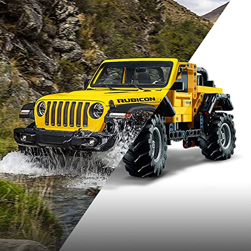 image for LEGO Technic Jeep Wrangler 4x4 Toy Car 42122 Model Building Kit - All 