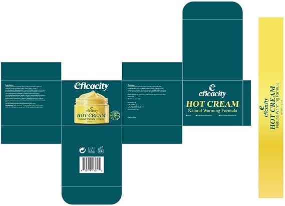 Eficacity Hot Cream - Natural Warming Formula by Robutop