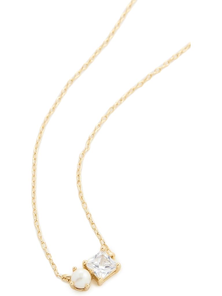 Gold Kate Spade New York Signature Solitaire Pendant