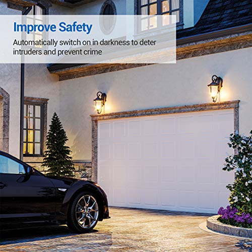 Dewenwils Dusk To Dawn Light Bulbs, A19 Led Sensor Light Bulbs, 60W Equivalent Led Bulbs, Automatic On/Off, Dawn To Dusk Light Bulbs Outdoor, 2700K Soft Warm White, 9W, 800 Lm, E26, Ul Listed, 4 Pack #TOP4