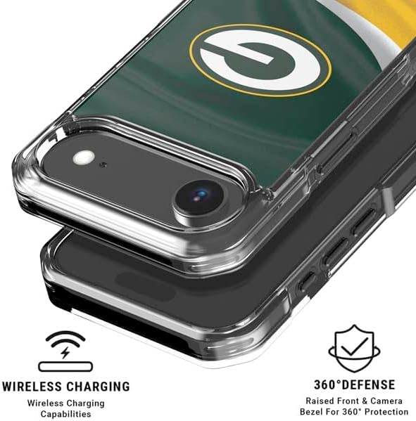 Skinit Phone Case Compatible with MagSafe iPhone 17 Air - Officially Licensed NFL Green Bay Packers Design