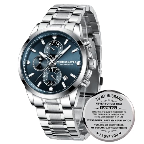 MEGALITH Men’s Dress Chronograph Watch