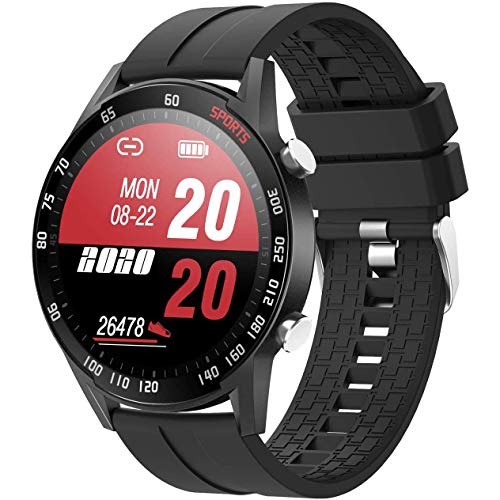 1.3" Full Touch wasserdichte Intelligente Uhr, Übung Pedometer Armband, Messen Kann Körpertemperatur, Blutdruck, Blut-Sauerstoff, Sleep,