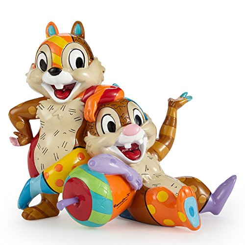 Disney by Britto Chip and Dale Stone Resin Figurine