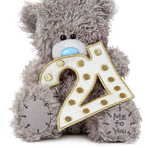 Me to You Tatty Teddy 21st Lightbox Effect Bear - Official Collection, Grey, Gray, M7 - Image 2