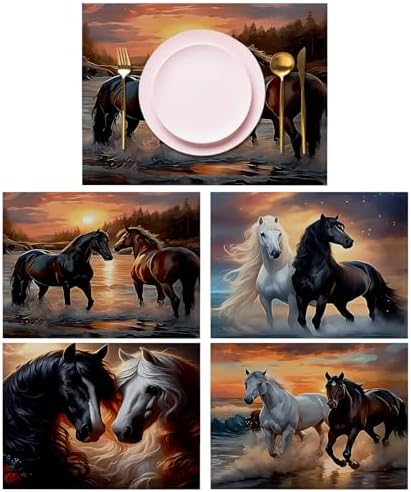 4 pezzi tovaglietta con animali, 30 x 45 cm Tovagliette lavabili,...