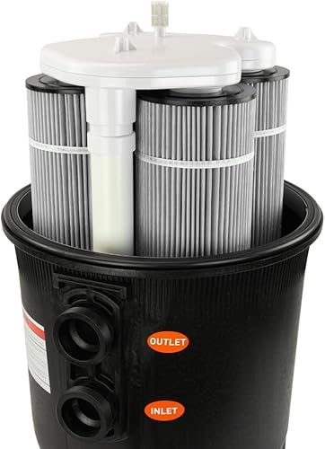 Miniatura 7 de Rx Clear Tanque de filtro de cartucho cuádruple 425  Filtración superior  Filtra los desechos pequeños