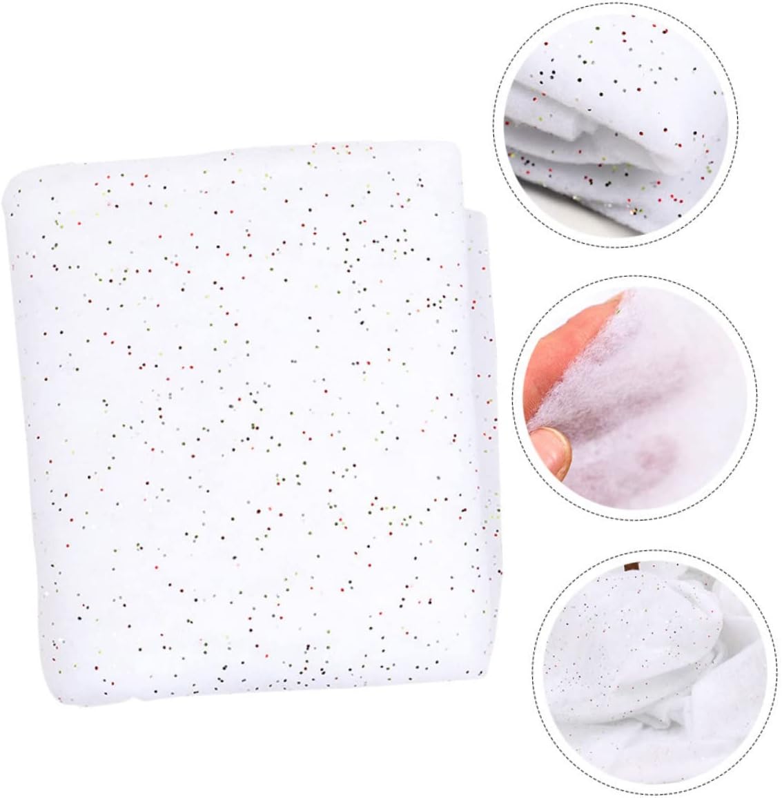 1sheet Christmas Artificial Snow Carpet Snow Decor for Holiday Photography and Festive Decorations Home Decorative Prop for Wonderland Scenes