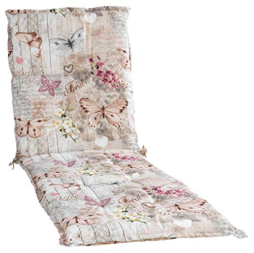 Möbel Jack Liegenauflage - 190 x 60 cm - Beige - Baumwolle - Polyester -...